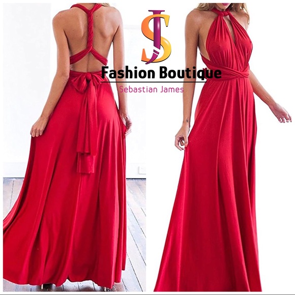 Beautiful Long Multi-Way Evening Dresses. - Picture 2 of 6